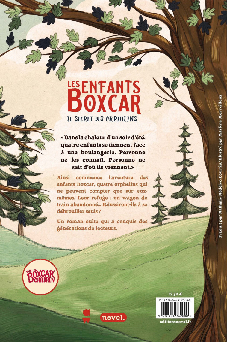 Les enfants Boxcar le secret des orphelins - Marlène Merveilleux - NOVEL