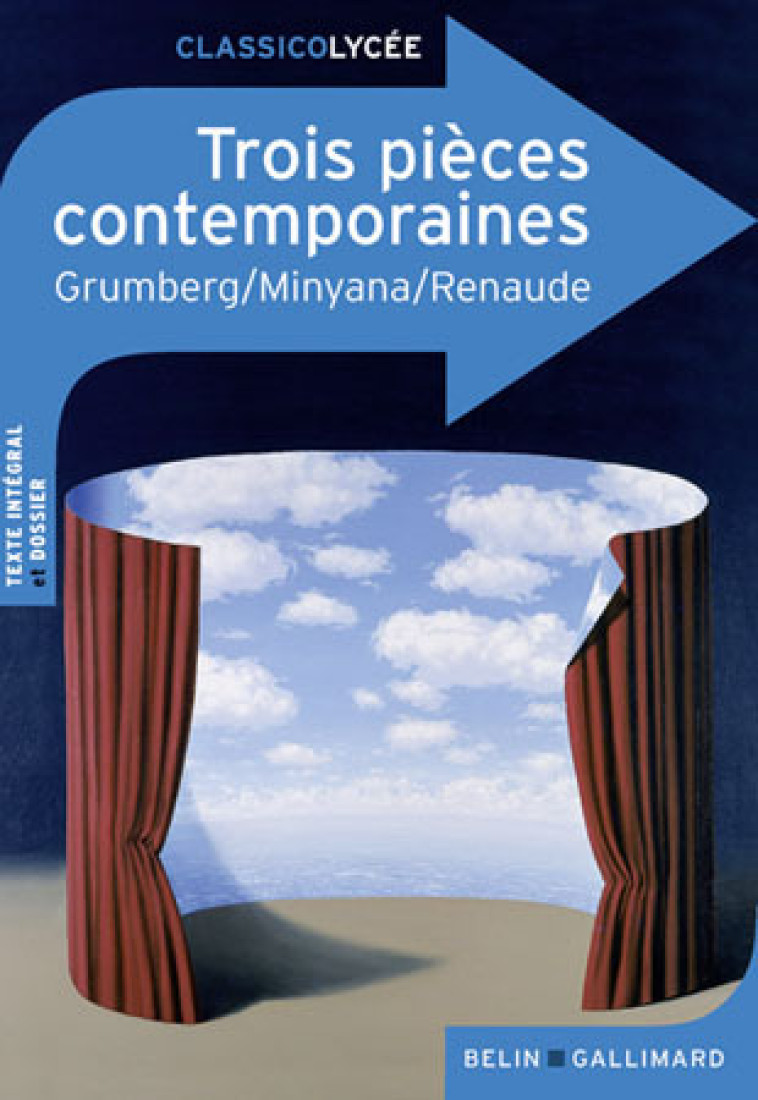 Trois pièces contemporaines - Philippe Minyana - BELIN EDUCATION