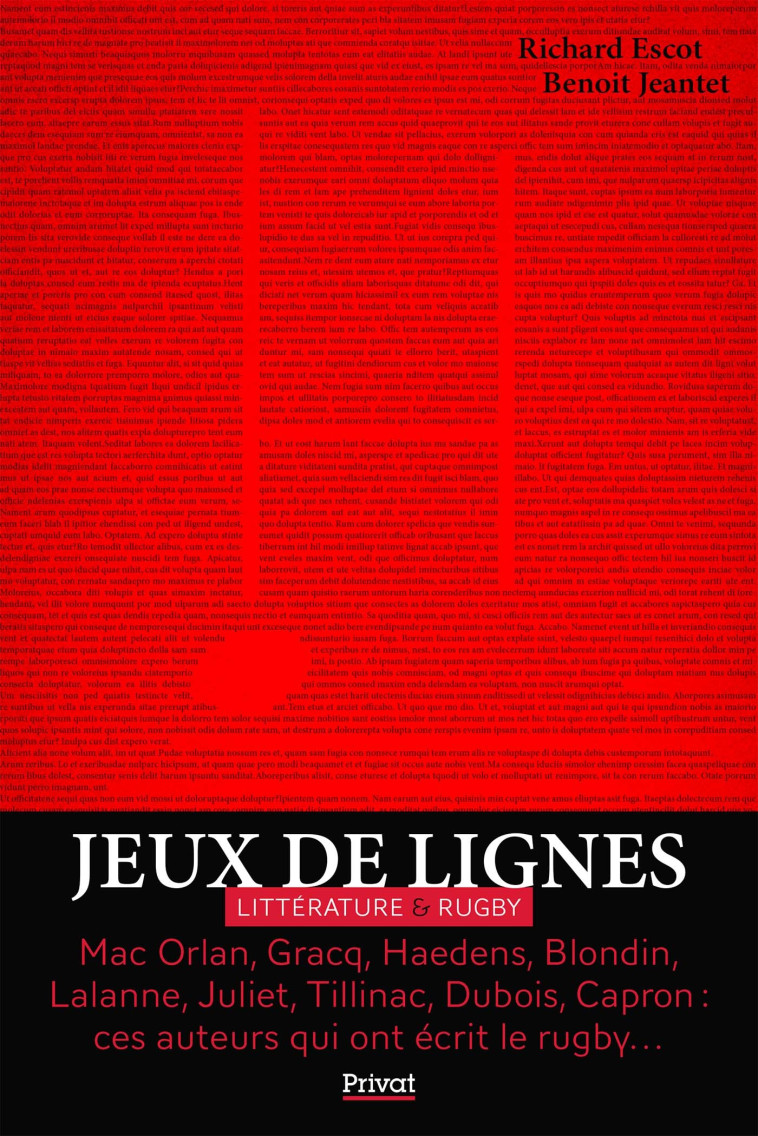 Jeux de lignes - Benoit JEANTET - PRIVAT