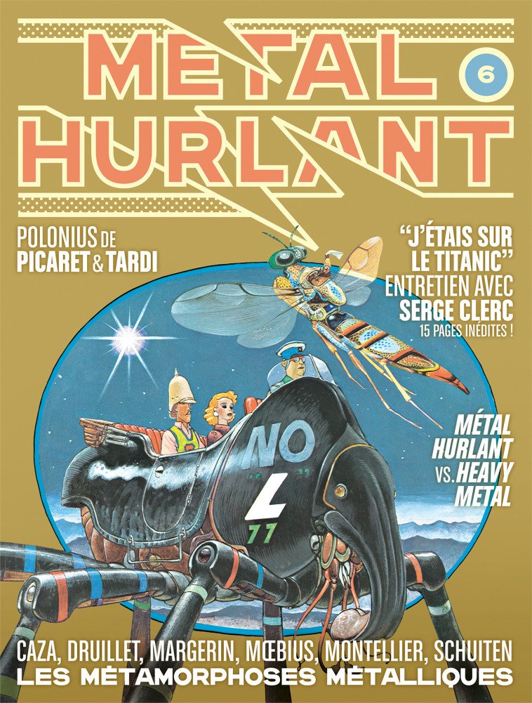 Métal Hurlant N°6 - Jacques Tardi - HUMANOIDES ASS.