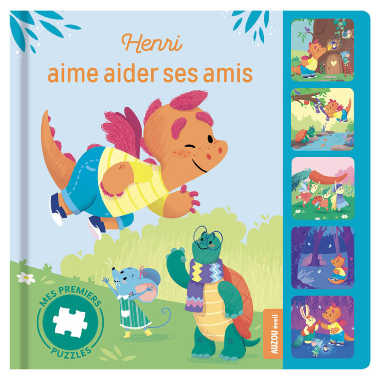 MES PREMIERS PUZZLES - HENRI AIME AIDER SES AMIS - Céline Claire - AUZOU