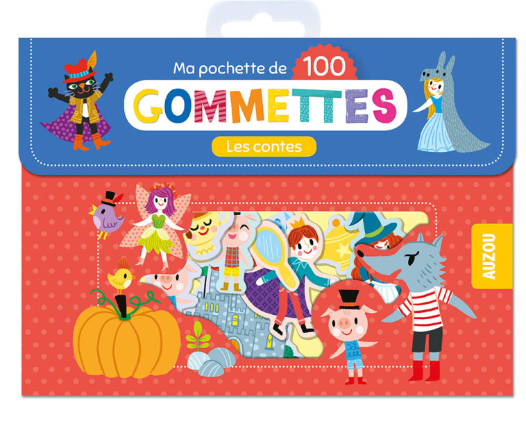 MA POCHETTE DE 100 GOMMETTES - LES CONTES - Lucile Ahrweiller - AUZOU