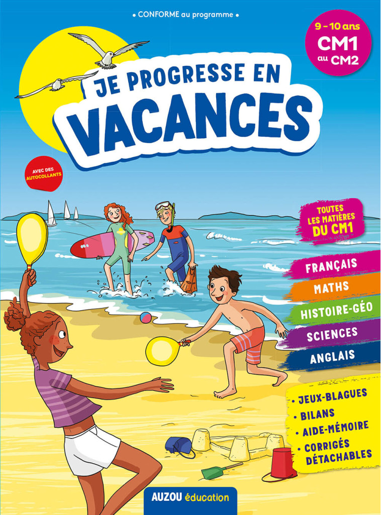 JE PROGRESSE EN VACANCES - CM1 AU CM2 - Fabienne Bessin - AUZOU