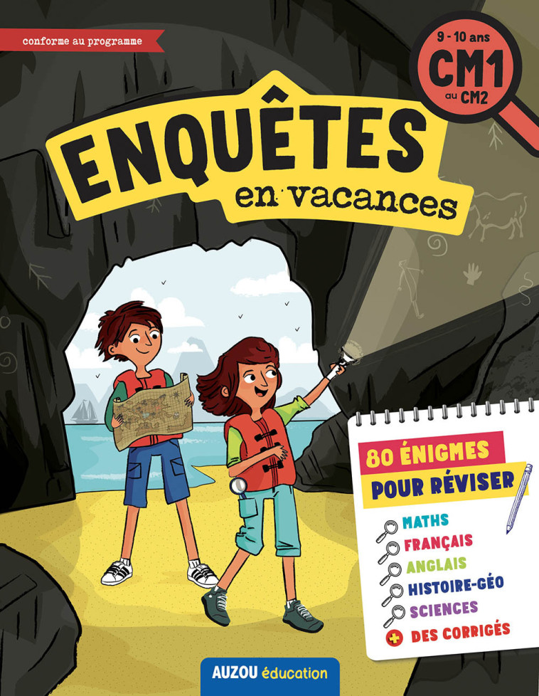 ENQUÊTES EN VACANCES - CM1 AU CM2 - Elsa Vallée - AUZOU