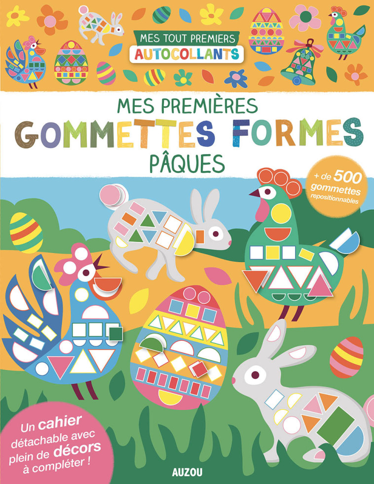 MES PREMIÈRES GOMMETTES FORMES PÂQUES - Nadia TAYLOR - AUZOU