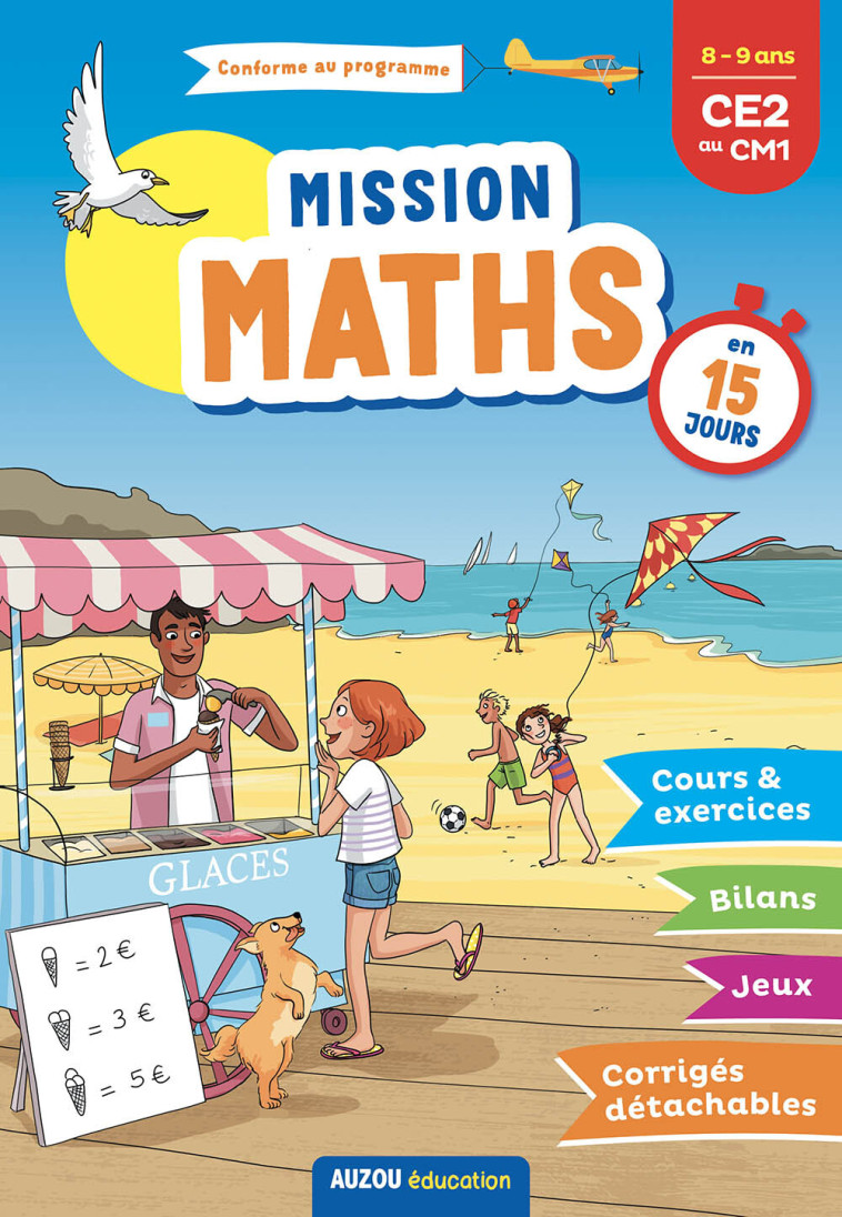 MISSION MATHS EN 15 JOURS - CE2 AU CM1 - Maud LETELLIER - AUZOU