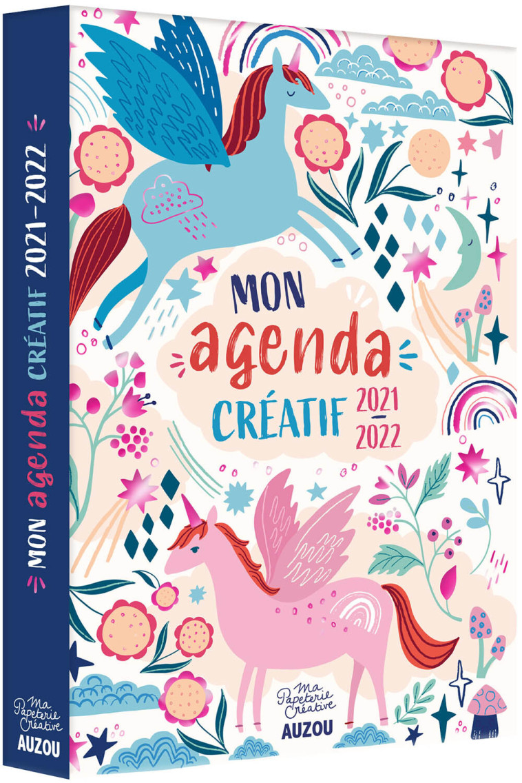 MON AGENDA CRÉATIF À COLORIER - 2021-2022 - Feena BROOKS - AUZOU