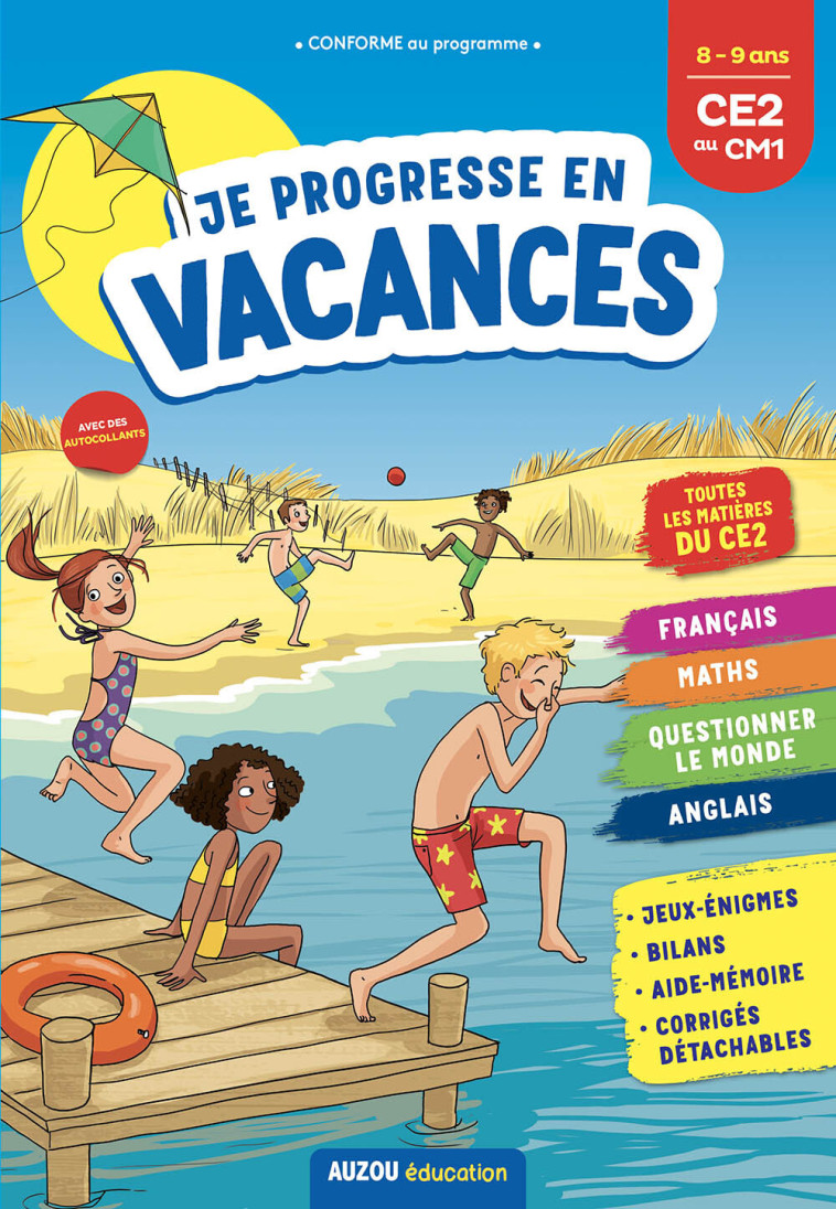 JE PROGRESSE EN VACANCES - CE2 AU CM1 - Eric Montigny - AUZOU