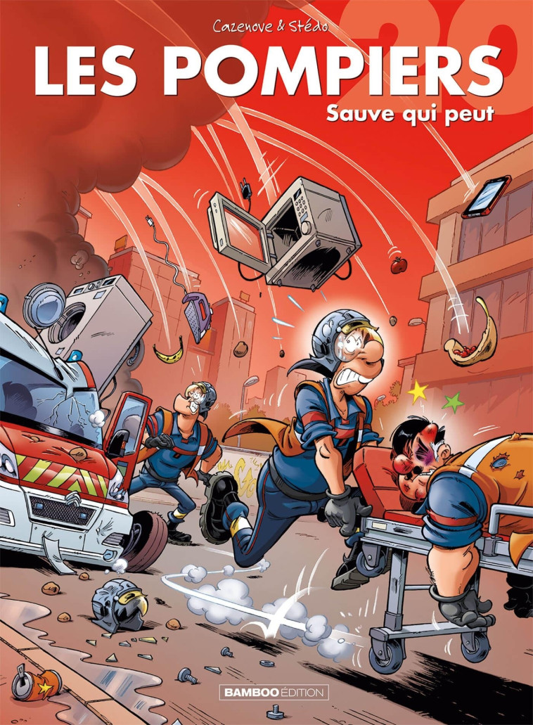 Les Pompiers - tome 20 -  Stédo - BAMBOO