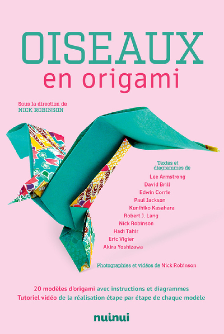 Oiseaux en origami -  Collectif - NUINUI