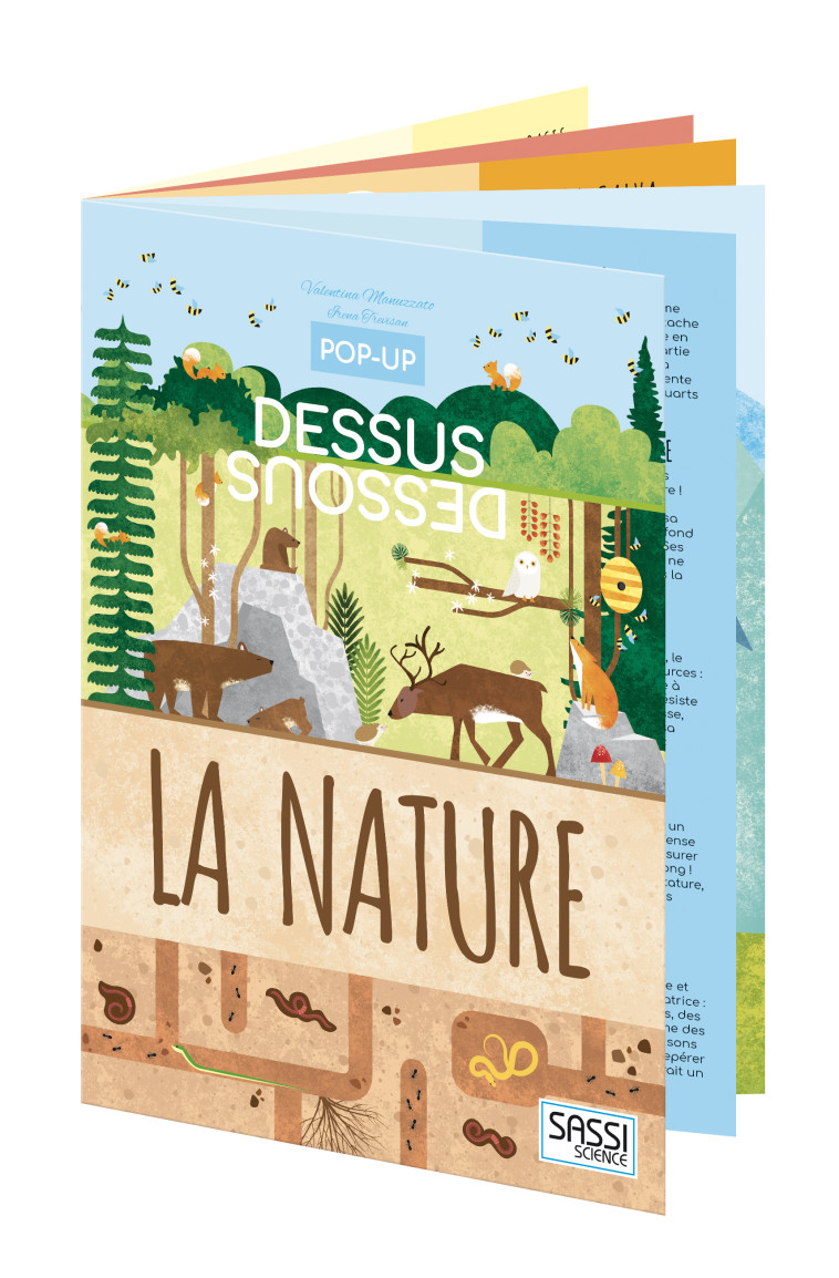 Pop-up dessus-dessous - La nature - Irena Trevisan - SASSI