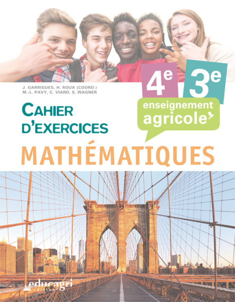 Mathématiques - 4e et 3e Cahier d'exercices : Enseignement agricole -  Roux - EDUCAGRI