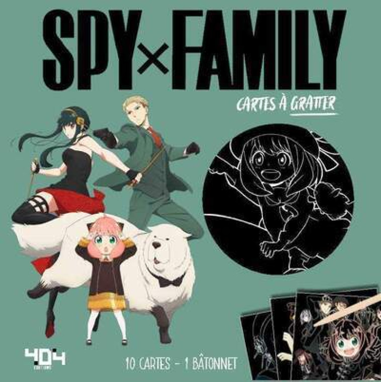 Cartes à gratter Spy x Family - Tatsuya Endo - 404 EDITIONS