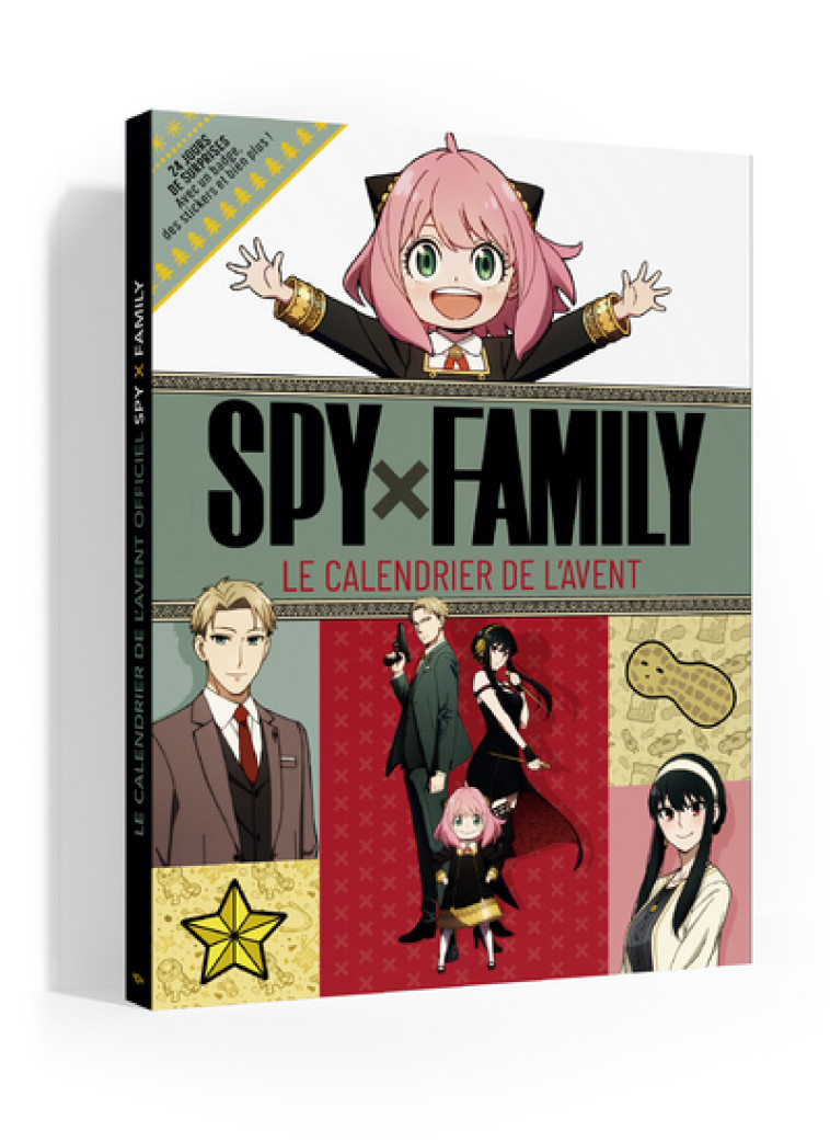 Spy x Family - Le calendrier de l'avent officiel 2023 -  CRUNCHYROLL - 404 EDITIONS