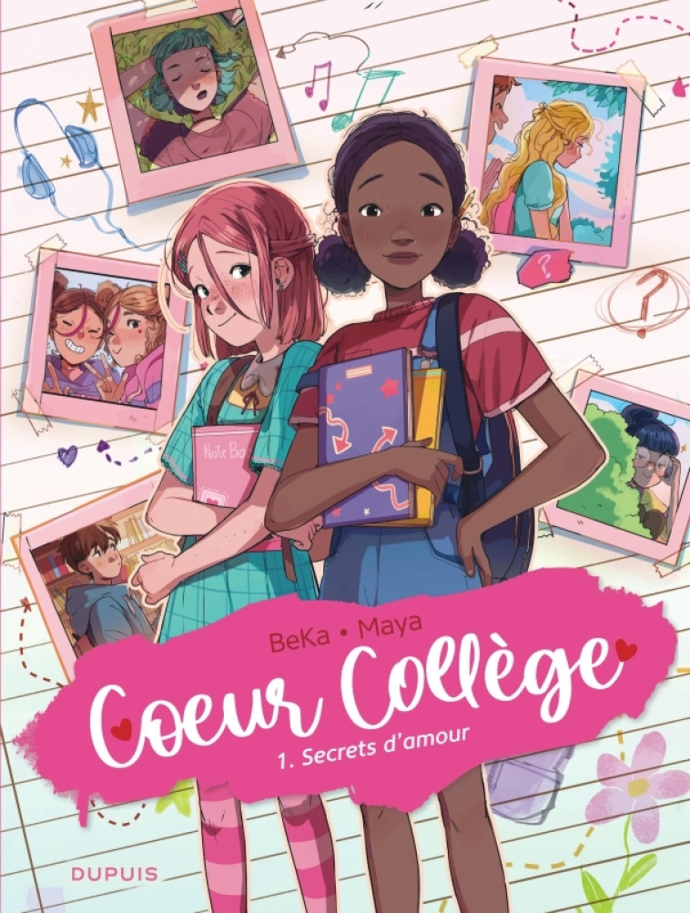 COEUR COLLEGE - TOME 1 - SECRETS D'AMOUR -  BeKa - DUPUIS