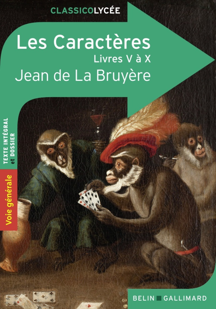 Les Caractères (Livres V À X) -  Jean de La Bruyère - BELIN EDUCATION