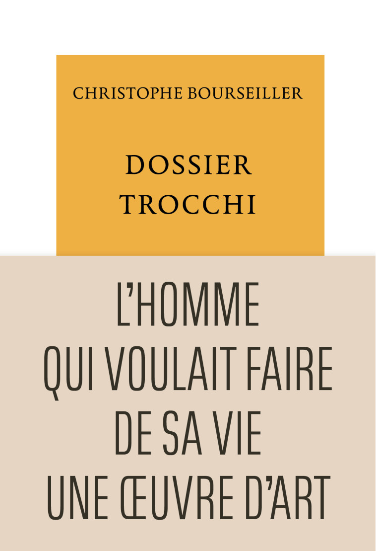 Dossier Trocchi - Christophe Bourseiller - TABLE RONDE