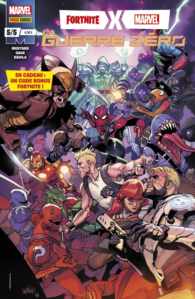 Fortnite x Marvel : La Guerre zéro N°05 - Christos Gage - PANINI COMICS F