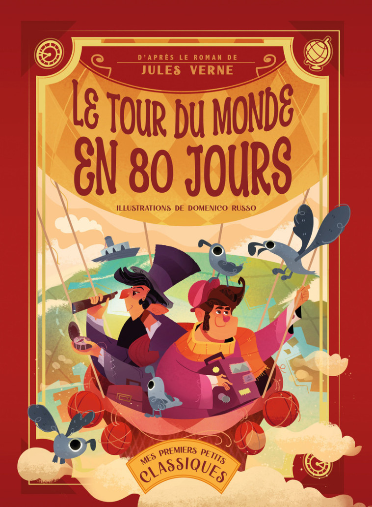 Le tour du monde en 80 jours - Jules Verne, Domenico Russo, Altea Villa, Emmanuelle Peras - WHITE STAR KIDS